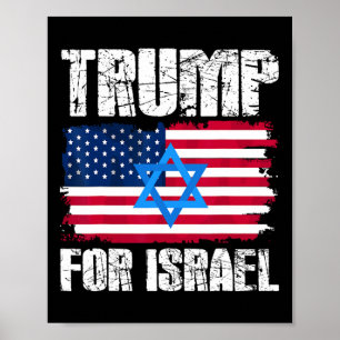 Trump Für Israel Republikanische Jüdische Juden Do Poster
