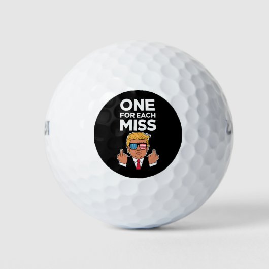 Trump für jede Frau Golfball (Vorderseite)