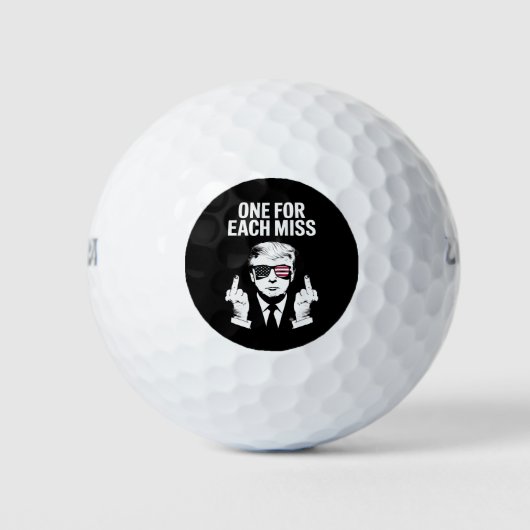 Trump für jede Frau Golfball (Vorderseite)