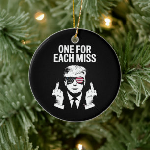 Trump für jede Frau Keramik Ornament