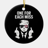 Trump für jede Frau Keramik Ornament (Vorne)