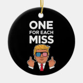 Trump für jede Frau Keramik Ornament (Vorne)