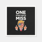 Trump für jede Frau Serviette (Vorderseite)