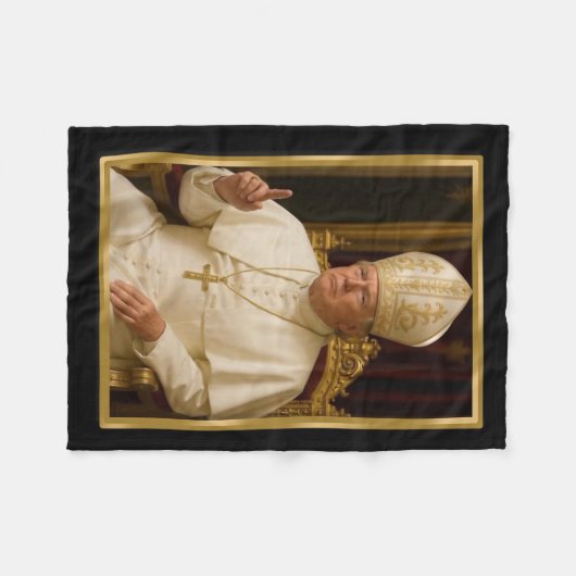 Trump für Papst T Shirt Präsident Trump T-Shirts 2 Fleecedecke (Vorderseite (Horizontal))