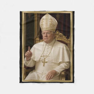 Trump für Papst T Shirt Präsident Trump T-Shirts 2 Fleecedecke