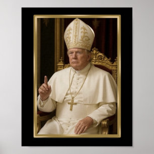 Trump für Papst T Shirt Präsident Trump T-Shirts 2 Poster