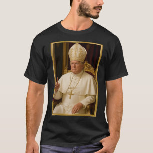 Trump Für Papst T-Shirt Präsident Trump Tees 2025