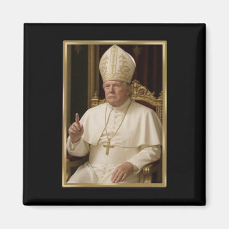 Trump Für Papst T Shirt Präsident Trump Tees 2025  Magnet