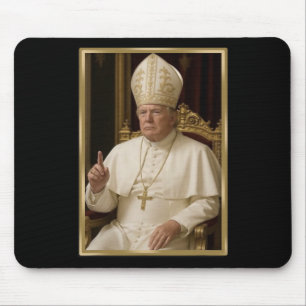 Trump Für Papst T Shirt Präsident Trump Tees 2025 Mousepad