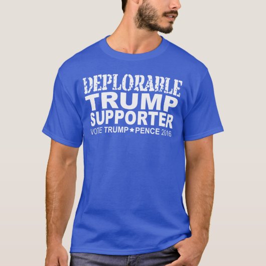 Trump für Präsident 2016 - bedauernswert T-Shirt (Vorderseite)