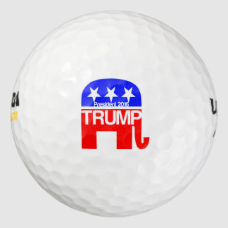 Trump für Präsident 2016 Elefant Golfball
