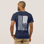 Trump für Präsident 2020 Behalte Amerika Großes T-Shirt (Schwarz voll)