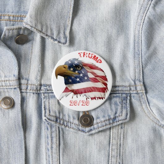 Trump für Präsident 2020 Button (Beispiel)