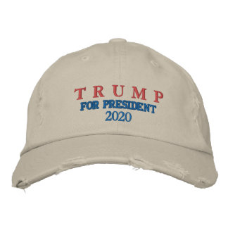 TRUMP FÜR PRÄSIDENT 2020 DISTRESSED CHINO GAP BESTICKTE BASEBALLKAPPE