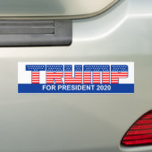 Trump für Präsident 2020 mit Flag-ähnlichen Briefe Autoaufkleber (Auf Auto)