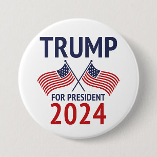 Trump für Präsident 2024 Button