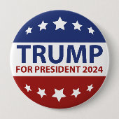 Trump für Präsident 2024 Button (Vorderseite)