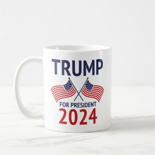 Trump für Präsident 2024 Kaffeetasse