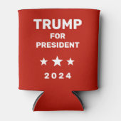 Trump für Präsident 2024 Red Dosenkühler (Vorderseite)