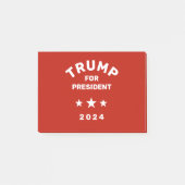 Trump für Präsident 2024 Red Post-it Klebezettel (Vorderseite)