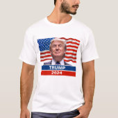 Trump für Präsident 2024 T-Shirt (Vorderseite)