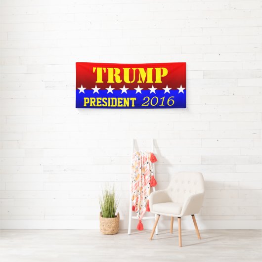 TRUMP FÜR PRÄSIDENT BANNER (Insitu)