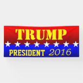TRUMP FÜR PRÄSIDENT BANNER (Horizontal)
