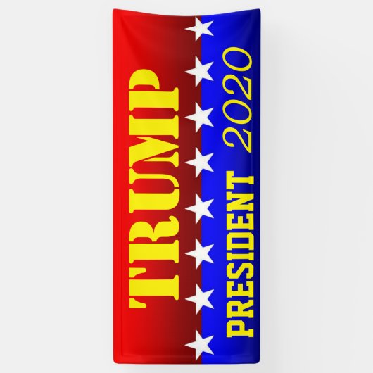 TRUMP FÜR PRÄSIDENT BANNER (Vertikal)