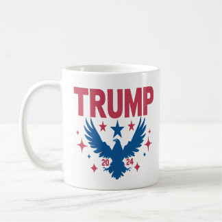 Trump für Präsident Eagled 2024 Kaffeetasse