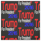 Trump für Präsident Red White und Blue Stoff (Muster)