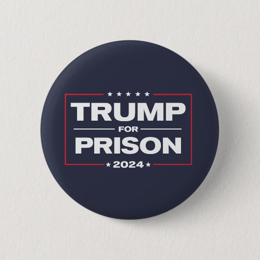 TRUMP FÜR PRISON 2024 BUTTON (Vorderseite)
