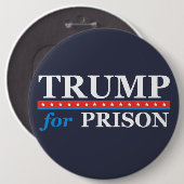 TRUMP FÜR PRISON Anti-Trump-Taste Button (Vorne & Hinten)