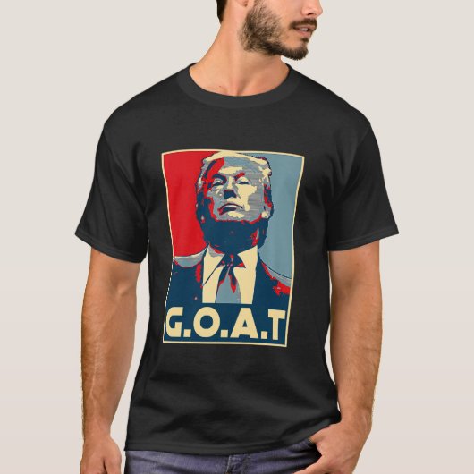 Trump G O A T 2024 Wahl 2024 Shirt Trumps Com (Vorderseite)