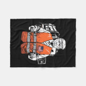 Trump Garbyge Truck Vest Fleecedecke (Vorderseite (Horizontal))