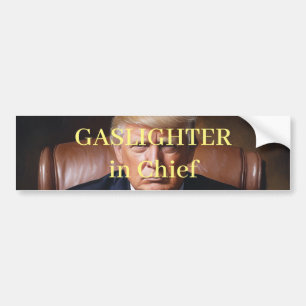 Trump Gaslighter in Chief Autoaufkleber