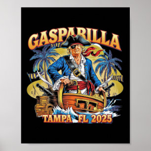 Trump Gasparilla Tampa Fl 2025 Poster