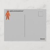 Trump Gefangener Postcard Postkarte (Rückseite)