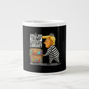 Trump Gefängnis Präsidentschaftsbibliothek Jumbo-Tasse