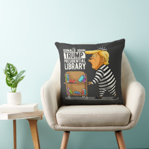 Trump Gefängnis Präsidentschaftsbibliothek Kissen