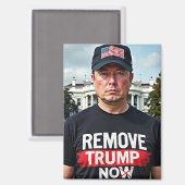 Trump-Gegner entfernen Magnet (Vorderseite/Rückseite)