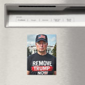 Trump-Gegner entfernen Magnet (In Situ (Geschirrspüler))