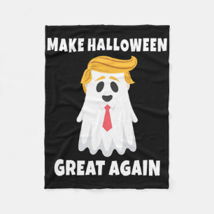 Trump-Geist. Lass Halloween wieder großartig werde Fleecedecke