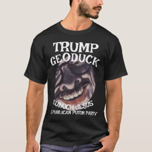 Trump Geoduck Eunuch Jesus Republikaner Pinkelpart T-Shirt