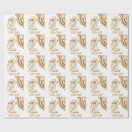 TRUMP GESCHENKPAPIER (Flach)