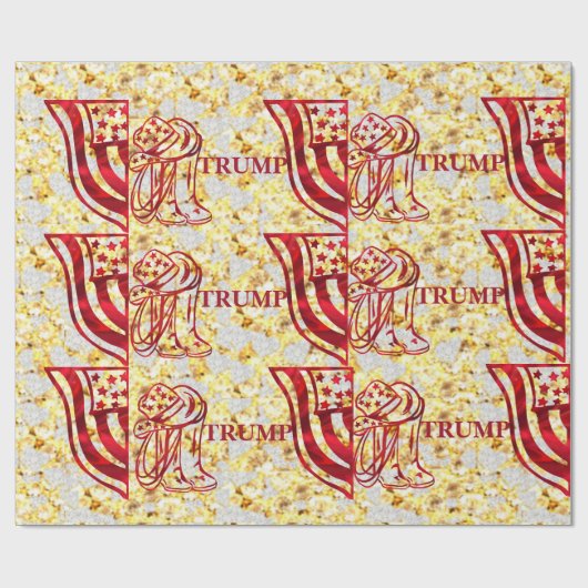 TRUMP GESCHENKPAPIER (Flach)
