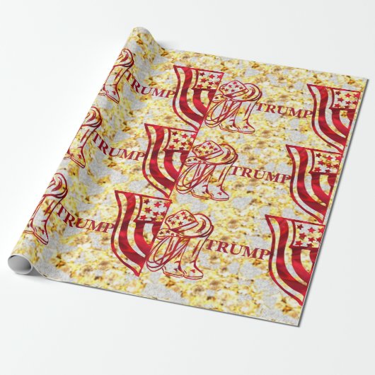 TRUMP GESCHENKPAPIER (Ungerollt)