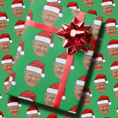Trump-Gesichtsgeschenk Wrap Custom Face Foto Geschenkpapier
