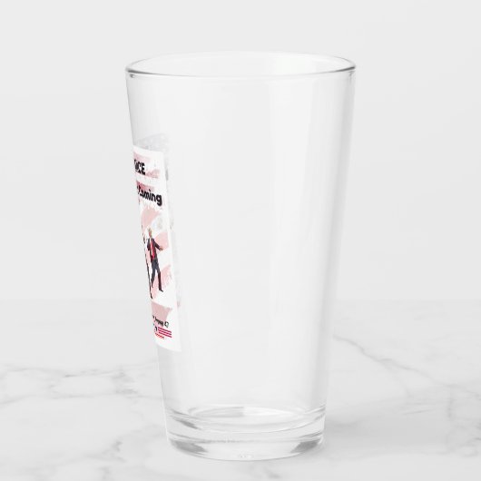 Trump Getränkeglas Glas (Links)