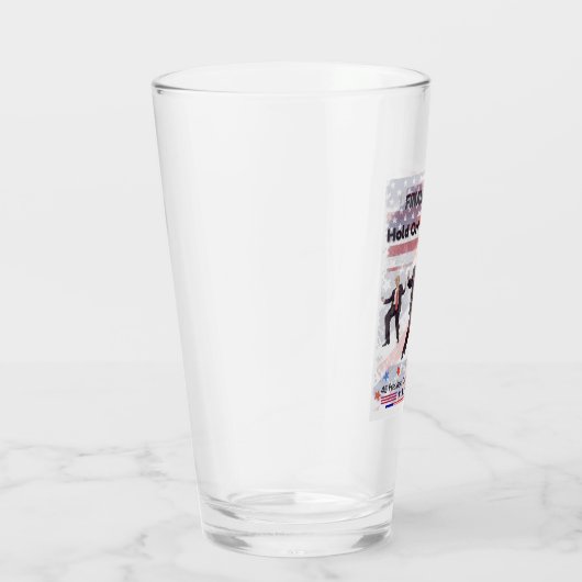 Trump Getränkeglas Glas (Rechts)