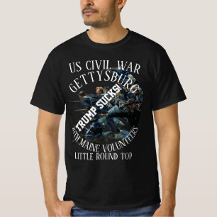Trump GETTYSBURG US-Bürgerkrieg 20TH MAINE T-Shirt